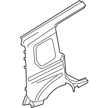 Ford DT1Z-6127840-A Panel - Body Side - Rear