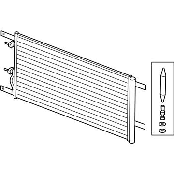 Ford HC3Z-19712-A Condenser Assembly