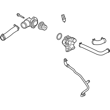 Ford Mustang Thermostat Housing - 7R3Z-8A586-C