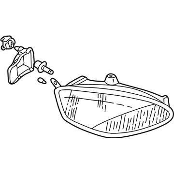 Ford 7S4Z-13008-C Headlamp Assembly