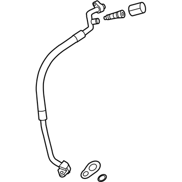 2011 Ford Fiesta A/C Hose - BE8Z-19D734-A