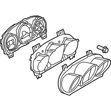 Ford HE9Z-10849-CA Instrument Cluster