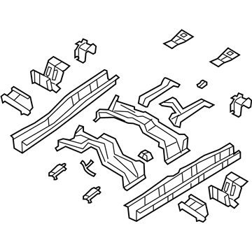 Ford BT4Z-7811000-A Underbody Assembly