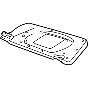 Ford 1L2Z7804105HAB Visor Assembly Sun