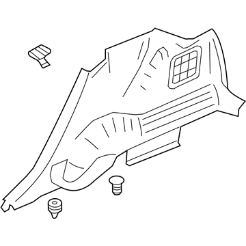 Ford BT4Z-7831012-AA Trim Assembly - Quarter