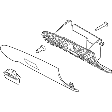 2011 Lincoln MKZ Glove Box - AE5Z-54060T10-AC