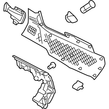 Ford BT4Z-7804608-AC Panel - Instrument