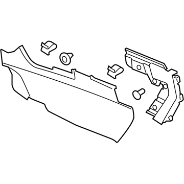 Ford BT4Z-7804609-AA Panel - Instrument