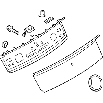 Ford FR3Z-6342528-BE Emblem