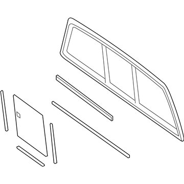 Ford 4L3Z-15420A26-AA Kit - Rear Window Repair