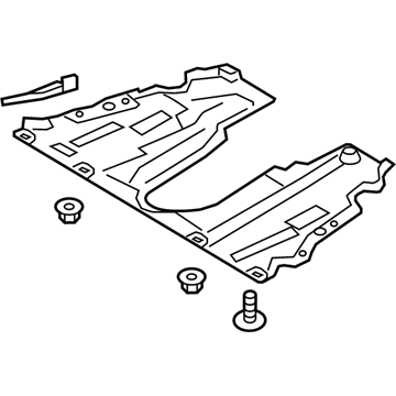 Ford DG9Z-6P013-G Shield - Engine Compartment Splash