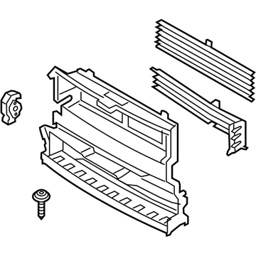 Ford HS7Z-8475-A Shutter Assembly - Radiator Control