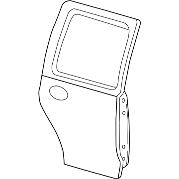 Ford YC3Z-7824631-AA Door Assy - Rear - Less Hinges