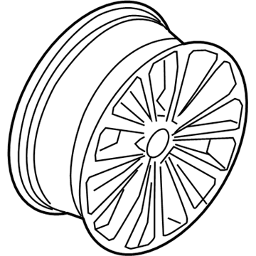 Ford FL7Z-1007-A Wheel Assembly