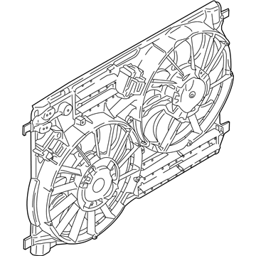 Ford EJ7Z-8C607-D Motor And Fan Assembly - Engine Cooling