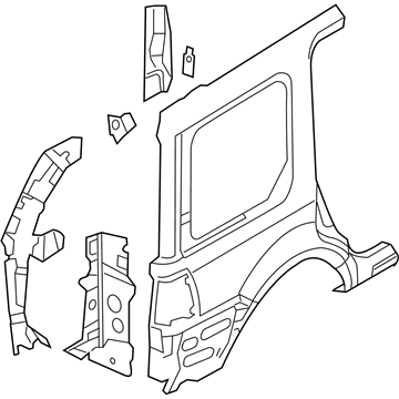 Ford 3L1Z-7827840-AA Panel - Quarter - Outer