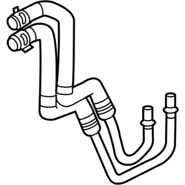 Ford Taurus X Automatic Transmission Oil Cooler Line - 9G1Z-7R081-A