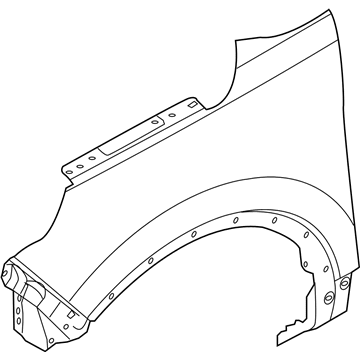 Ford FB5Z-16006-A Fender Assembly - Front