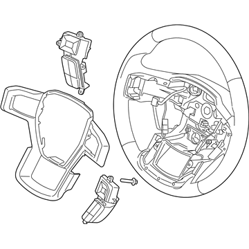 Ford FL3Z-3600-FB Steering Wheel Assembly