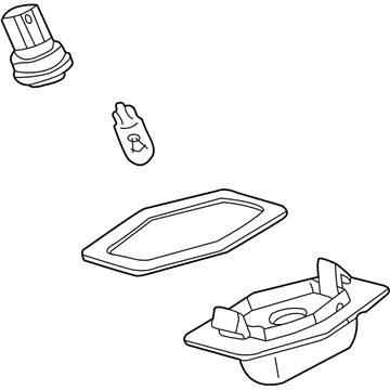 Ford YL8Z-13550-AA Lamp Assembly - Licence Plate