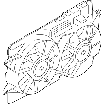 Ford FR3Z-8C607-A Motor And Fan Assembly - Engine Cooling