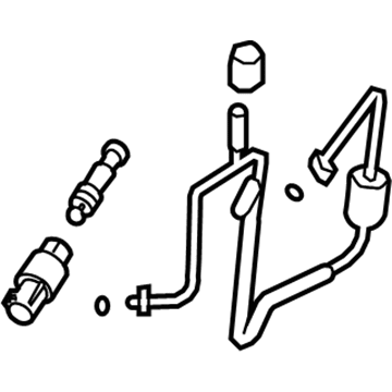 2007 Ford Explorer Sport Trac A/C Hose - 6L2Z-19972-CA