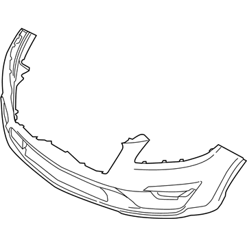 Lincoln Bumper - KJ7Z-17D957-AAPTM