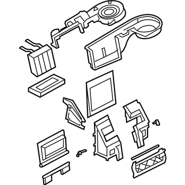 2008 Ford Explorer Evaporator - 8L2Z-19850-B