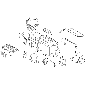 2013 Lincoln MKX Evaporator - BT4Z-19B555-C