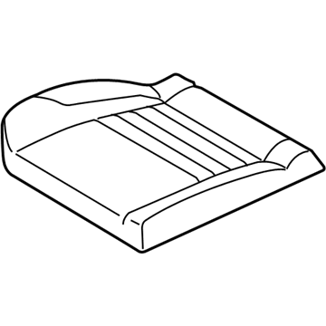 Ford CJ5Z-7863804-CA Rear Seat Cushion Cover Assembly