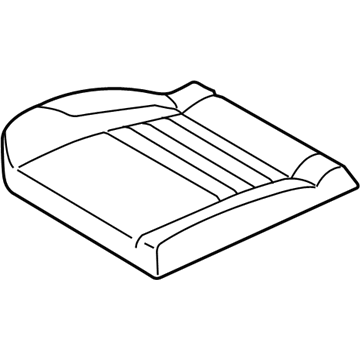 Ford CJ5Z-7863804-BA Rear Seat Cushion Cover Assembly