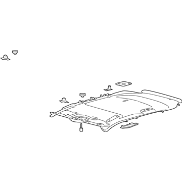 Ford FA1Z-5851916-BD Headlining - Roof