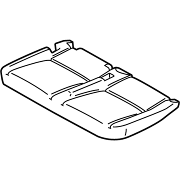 Ford 9T1Z-1763841-B Rear Seat Cushion Pad