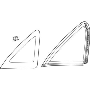 Ford CV6Z-5829711-A Window Assembly - Side