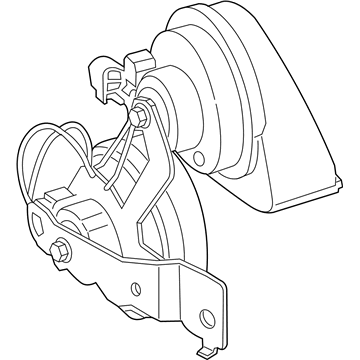 Ford AE8Z-13832-A Horn Assembly - Low Pitch