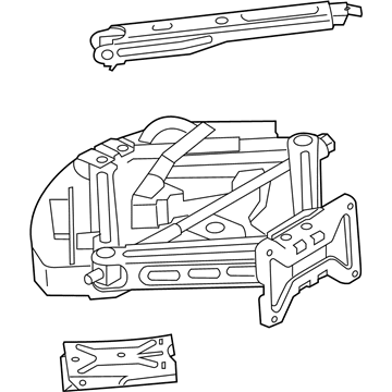 Ford BB5Z-17080-A Jack Assembly - Lifting