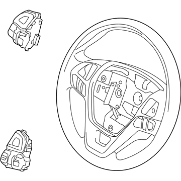 Ford FB5Z-3600-BB Steering Wheel Assembly