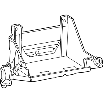 2002 Lincoln LS Battery Tray - XW4Z-10732-AA