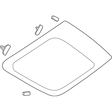 Ford BB5Z-7829701-B Glass - Quarter Window