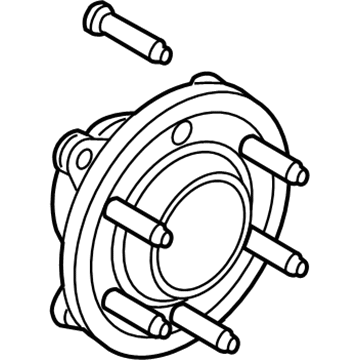 Lincoln Navigator Wheel Hub - 7L1Z-1104-D