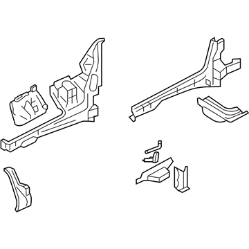 Ford 8A5Z-16054-D Apron Assy - Front Fender