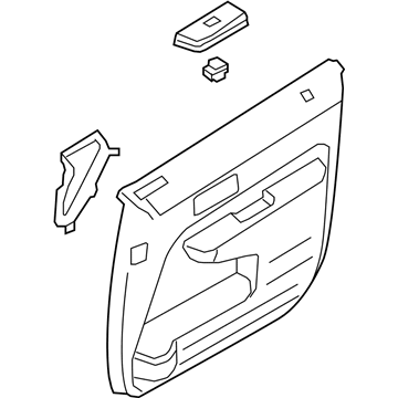 Ford 9T4Z-7823943-BA Panel Assembly - Door Trim