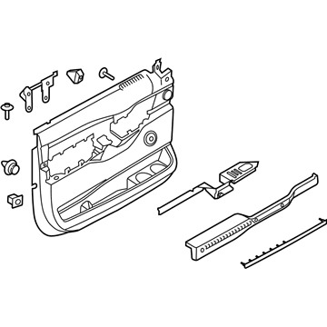 Ford JL1Z-7823942-BB Panel - Door Trim - Lower