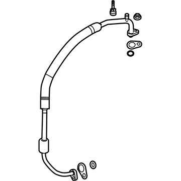 2009 Lincoln MKS A/C Hose - 9G1Z-19867-A