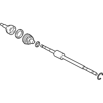 Ford GN1Z-3B436-W JOINT AND STUB SHAFT ASY