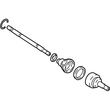 Ford EcoSport Axle Shaft - GN1Z-3A329-H