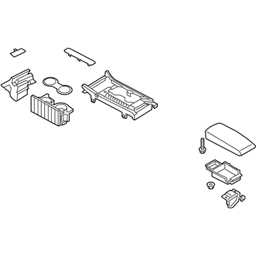 Ford HP5Z-5406024-BF Armrest Assembly - Console