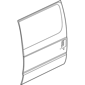 Ford F6UZ-1524622-BA Door Assembly - Hinged Side Loading