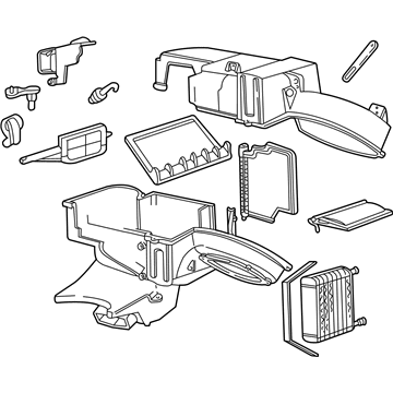 2005 Ford Taurus Evaporator - 2F1Z-19850-DA