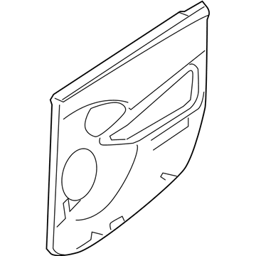 Ford 2M5Z-5427406-BAC Trim Assembly - Rear Door